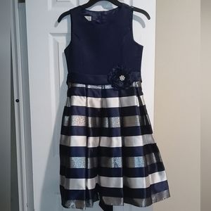 Dark Blue Formal Kids Dress
